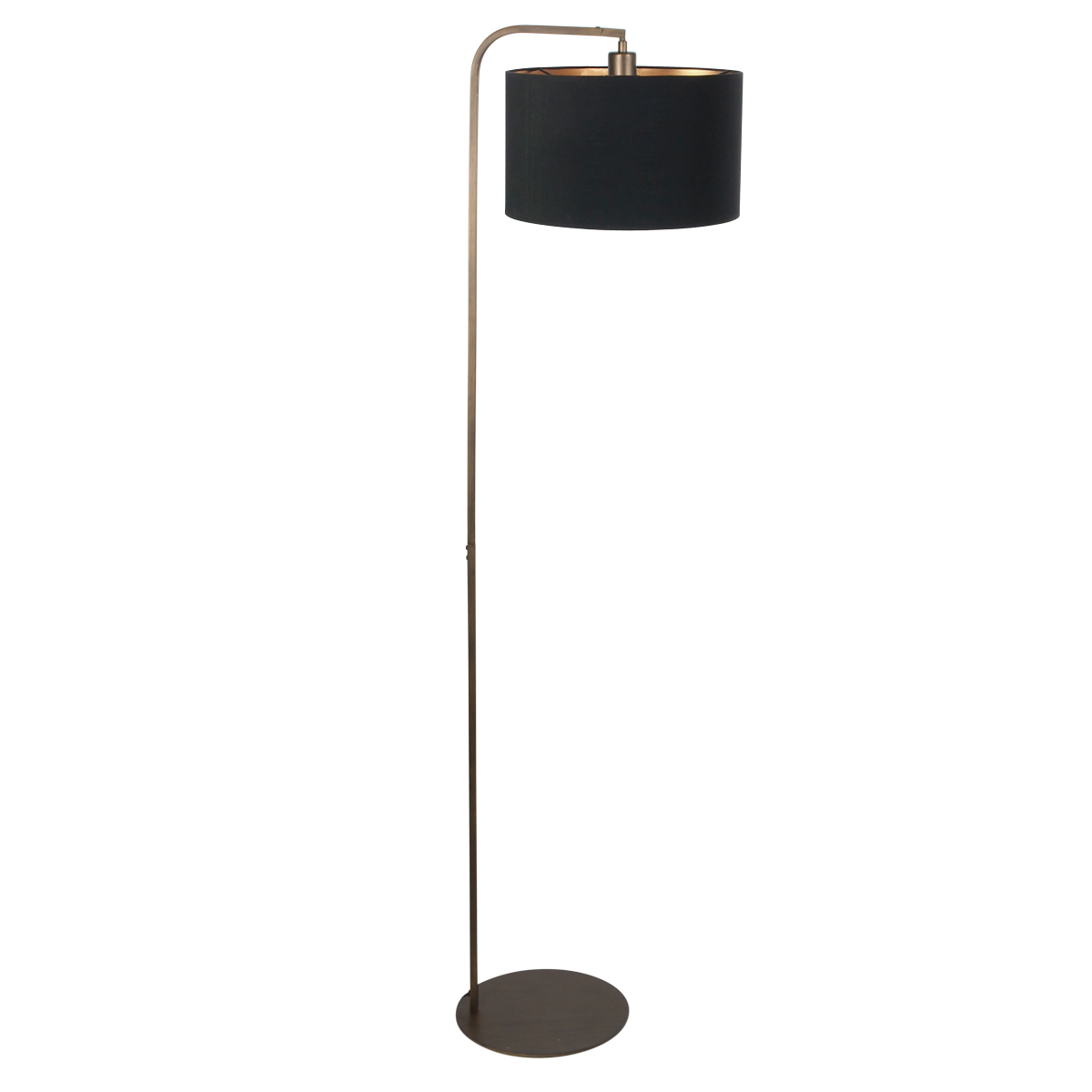 steinhauer-lámparadepie-stang-bronce-metaltextil-lámparadeambiente-e27-4800br-1