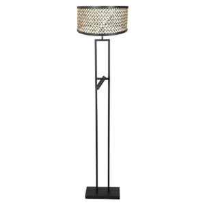steinhauer-lámparadepie-stang-negro-bambúmetal-lámparadelectura-led_e27-4721zw-1