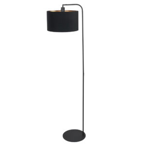 steinhauer-lámparadepie-stang-negro-linometal-ø28cm-e27-4791zw-1