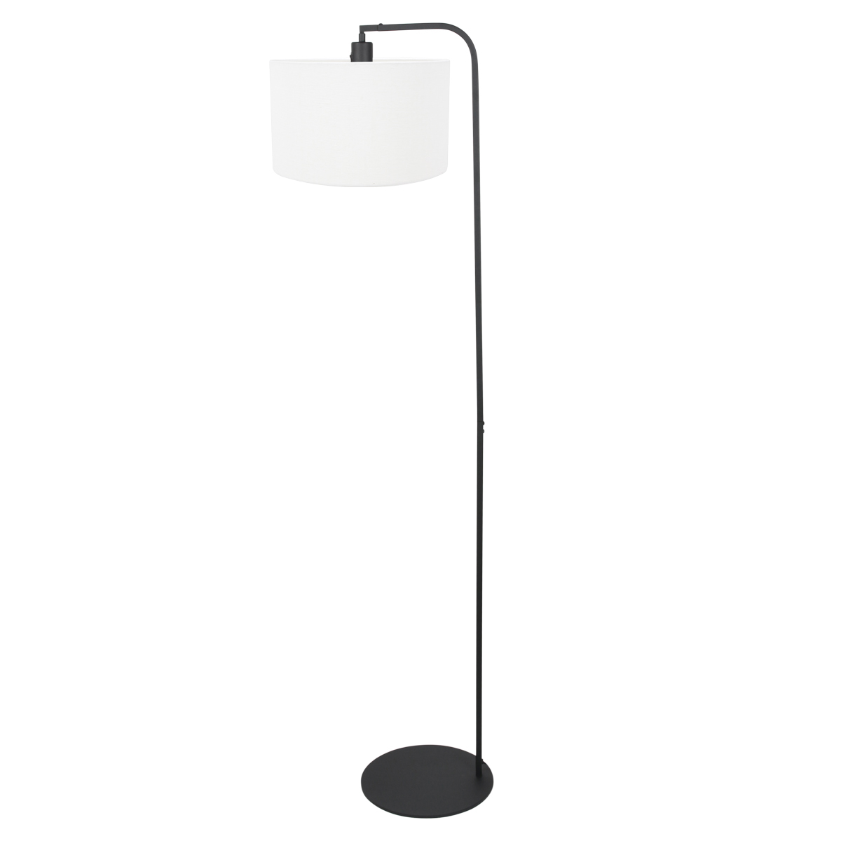 steinhauer-lámparadepie-stang-negro-linometal-ø28cm-e27-4794zw-1