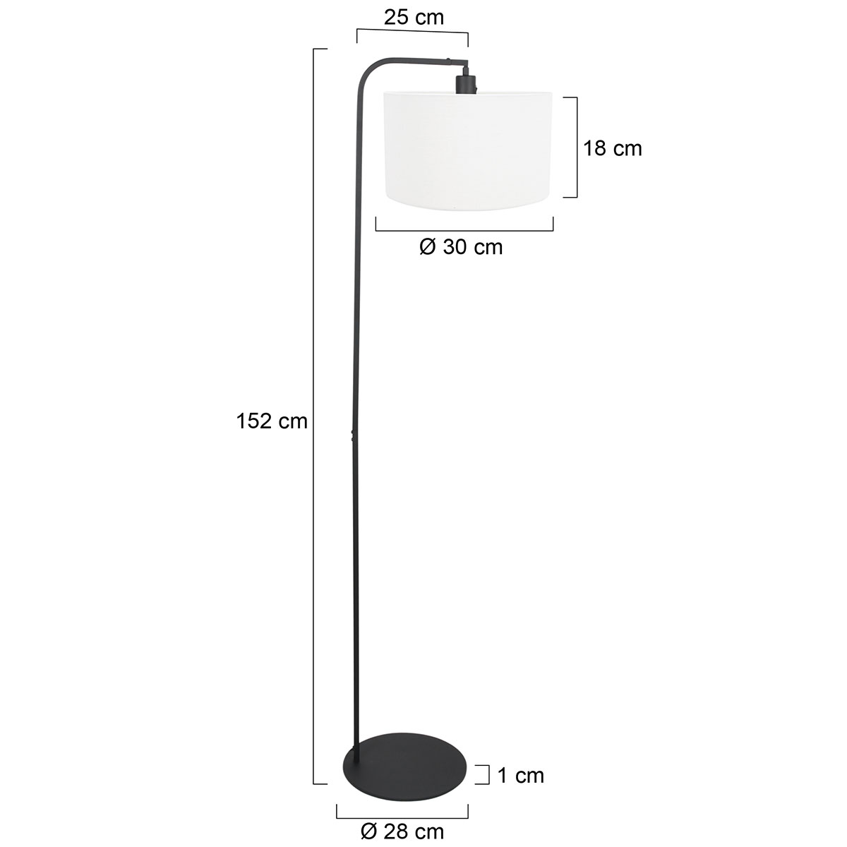 steinhauer-lámparadepie-stang-negro-linometal-ø28cm-e27-4794zw-7