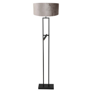 steinhauer-lámparadepie-stang-negro-metaltextil-lámparadelectura-led_e27-4723zw-1