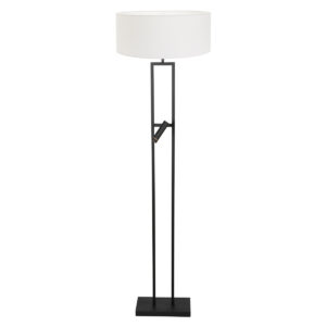 steinhauer-lámparadepie-stang-negro-metaltextil-lámparadelectura-led_e27-4725zw-1