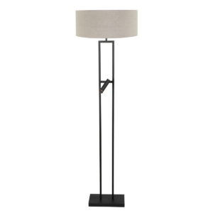 steinhauer-lámparadepie-stang-negro-metaltextil-lámparadelectura-led_e27-4726zw-1