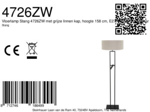 steinhauer-lámparadepie-stang-negro-metaltextil-lámparadelectura-led_e27-4726zw-8a