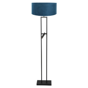 steinhauer-lámparadepie-stang-negro-metaltextil-lámparadelectura-led_e27-4728zw-1