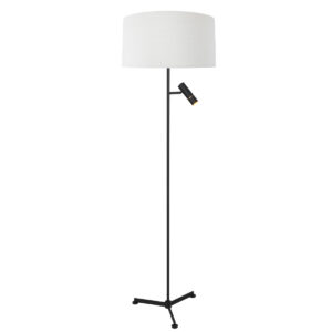 steinhauer-lámparadepie-stang-negro-metaltextil-ø40cm-led_e27-4836zw-1