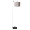 steinhauer-lámparadepie-stang-negro-metalvelourstejido-ø28cm-e27-4792zw-1