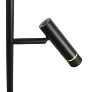 steinhauer-lámparadepie-volari-negro-vidriometal-ø157cm-led-4711zw-4