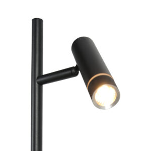 steinhauer-lámparadepie-volari-negro-vidriometal-ø157cm-led-4711zw-5