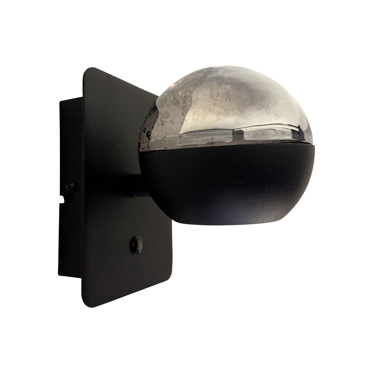 steinhauerexclusive-apliquedepared-belluno-negro-vidriometal-lámparadecabecera-led-4588zw-1