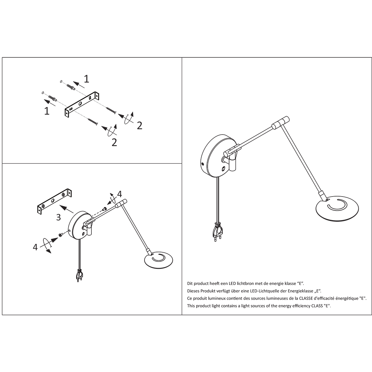 steinhauerexclusive-apliquedepared-zenith2-acero-plásticometal-lámparadecabecera-led-4392st-9
