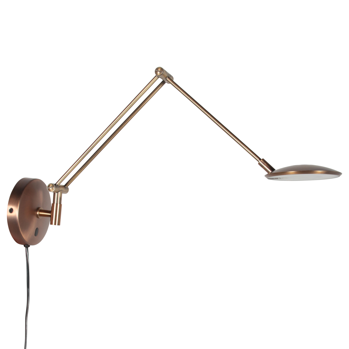 steinhauerexclusive-apliquedepared-zenith2-bronce-plásticometal-lámparadecabecera-led-4392br-1