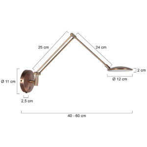 steinhauerexclusive-apliquedepared-zenith2-bronce-plásticometal-lámparadecabecera-led-4392br-7