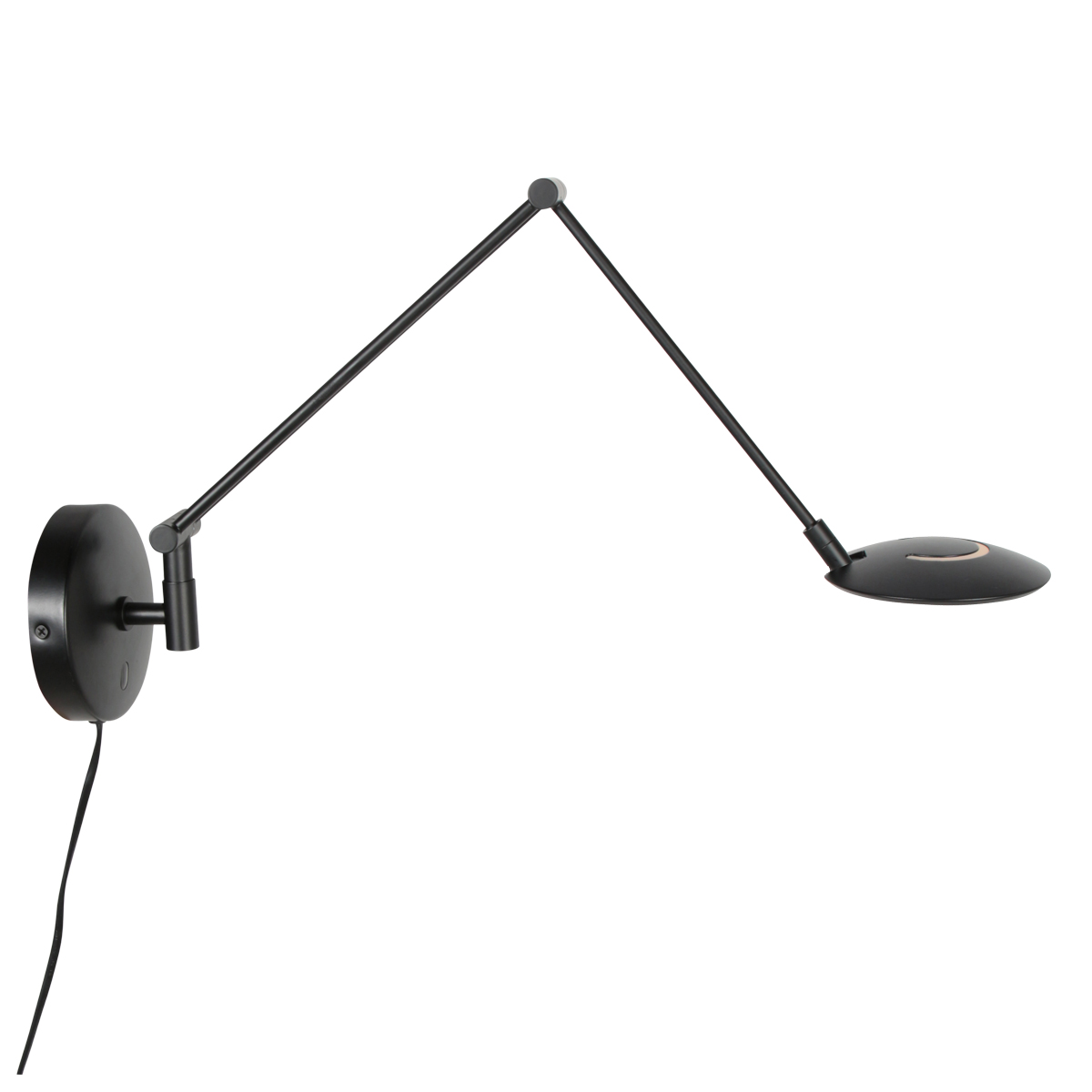 steinhauerexclusive-apliquedepared-zenith2-negro-plásticometal-lámparadecabecera-led-4392zw-1
