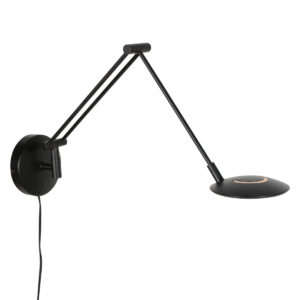 steinhauerexclusive-apliquedepared-zenith2-negro-plásticometal-lámparadecabecera-led-4392zw-1