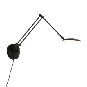 steinhauerexclusive-apliquedepared-zenith2-negro-plásticometal-lámparadecabecera-led-4392zw-11