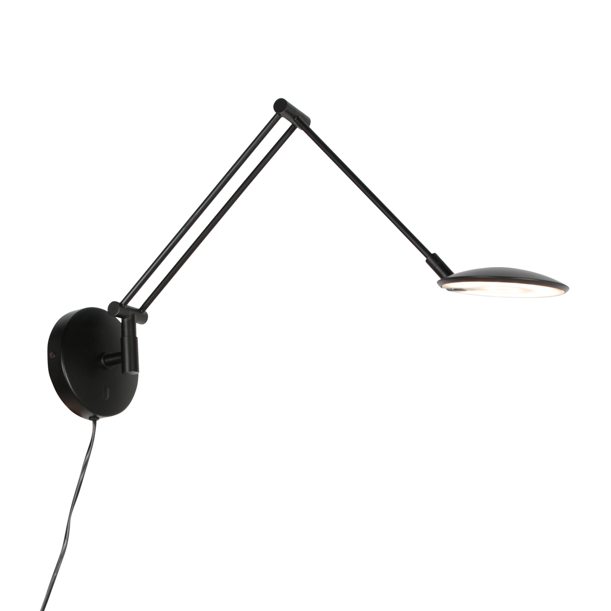 steinhauerexclusive-apliquedepared-zenith2-negro-plásticometal-lámparadecabecera-led-4392zw-11