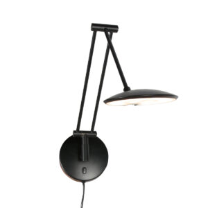 steinhauerexclusive-apliquedepared-zenith2-negro-plásticometal-lámparadecabecera-led-4392zw-12