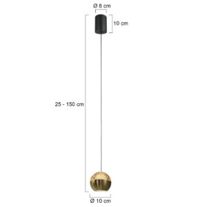 steinhauerexclusive-lámparacolgante-belluno-latón-vidriometal-ø10cm-led-4587me-7