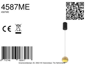 steinhauerexclusive-lámparacolgante-belluno-latón-vidriometal-ø10cm-led-4587me-8a