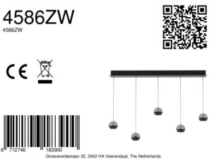steinhauerexclusive-lámparacolgante-belluno-negro-vidriometal-lámparadediseño-led-4586zw-8a