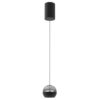 steinhauerexclusive-lámparacolgante-belluno-negro-vidriometal-ø10cm-led-4587zw-1