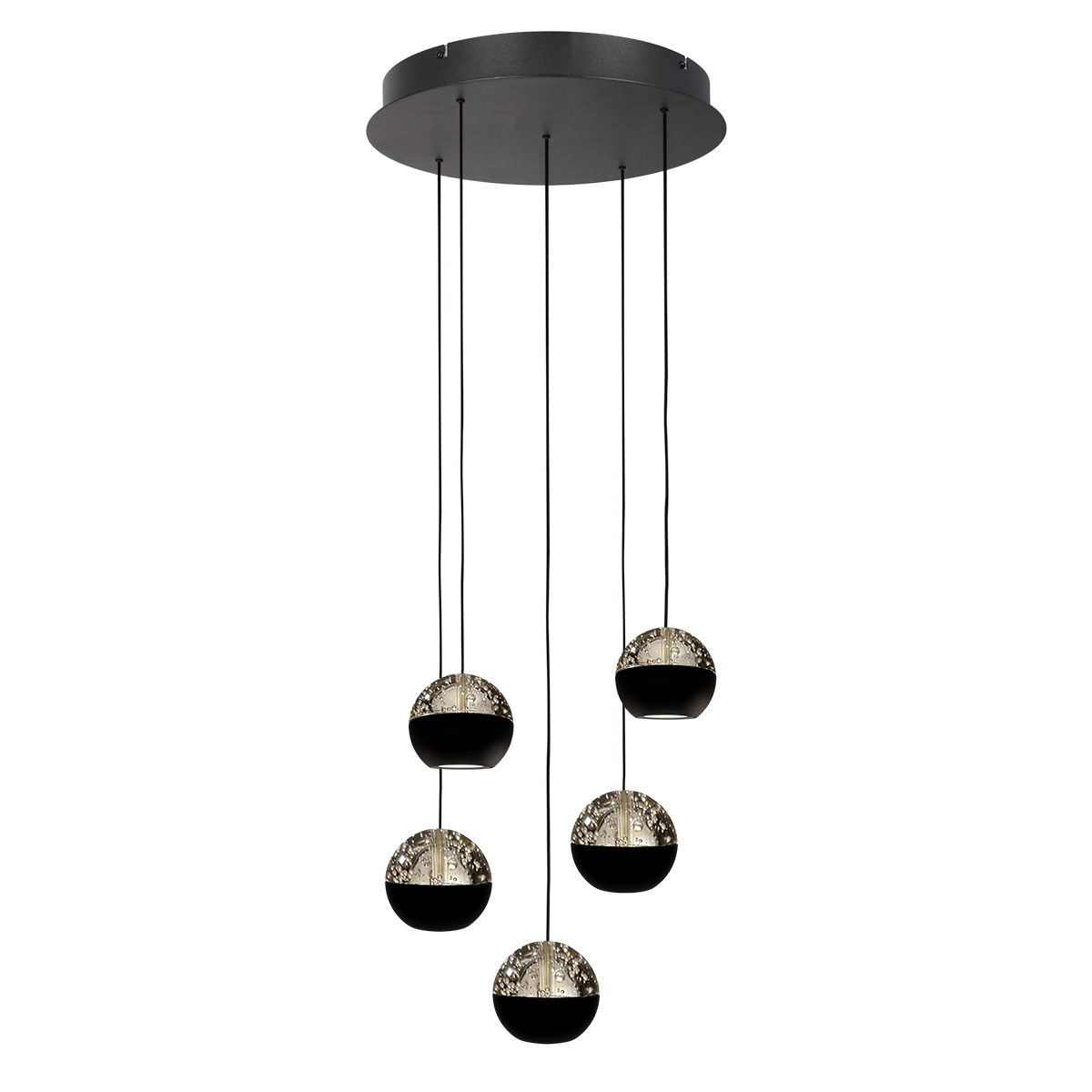 steinhauerexclusive-lámparacolgante-belluno-negro-vidriometal-ø35cm-led-4585zw-2