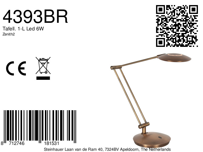 steinhauerexclusive-lámparademesa-zenith2-bronce-plásticometal-lámparadeescritorio-led-4393br-8a