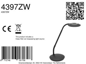 steinhauerexclusive-lámparademesa-zenith2-negro-plásticometal-lámparadeescritorio-led-4397zw-8a