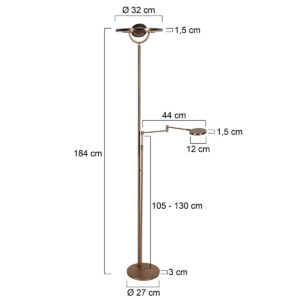 steinhauerexclusive-lámparadepie-soleil2-bronce-plásticometal-ø32cm-led-4386br-7