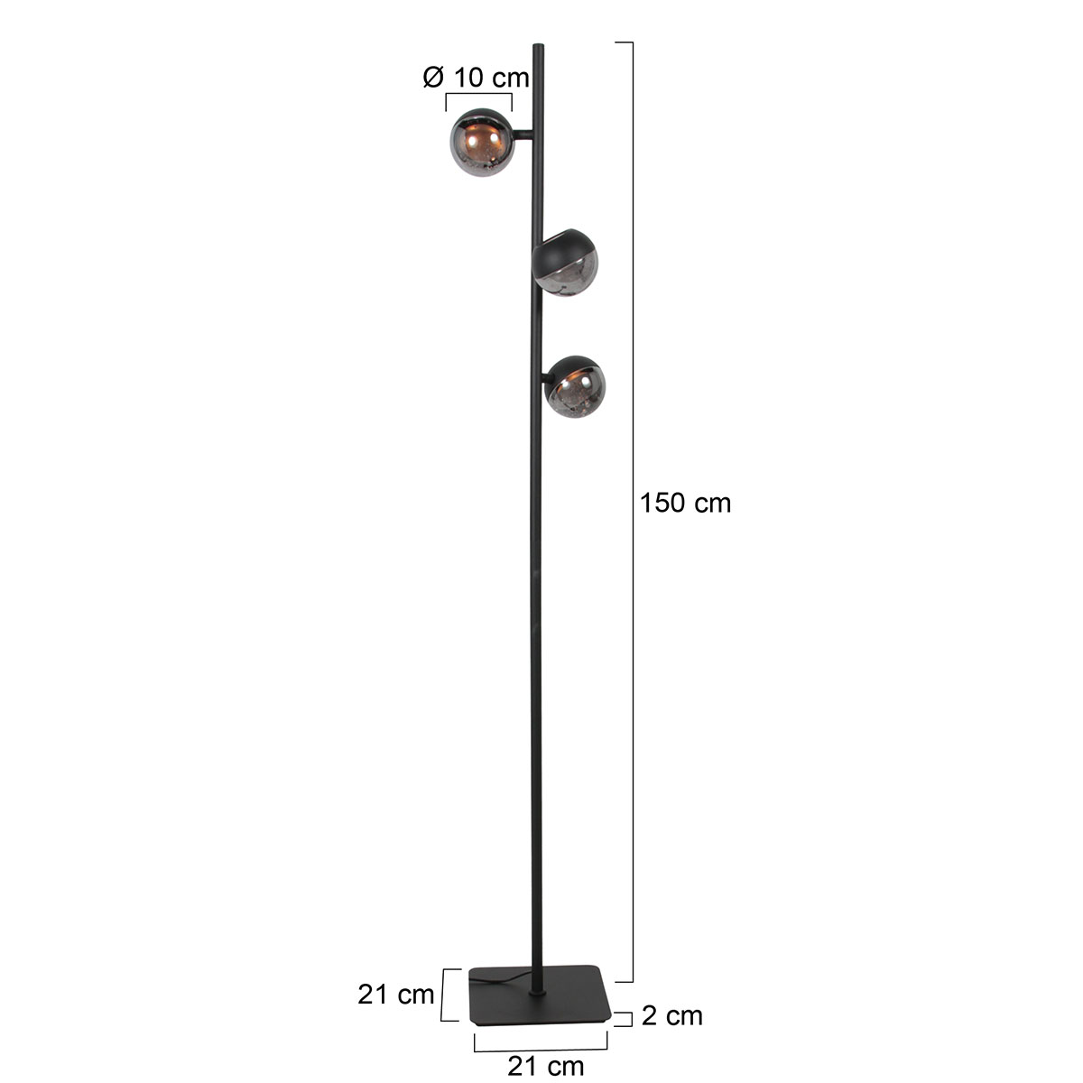 steinhauerexclusive-lámparadepie-belluno-negro-vidriometal-lámparadediseño-led-4590zw-7