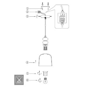 lámparacolgantedecristalblancoypiedraannelightingvetrass-9
